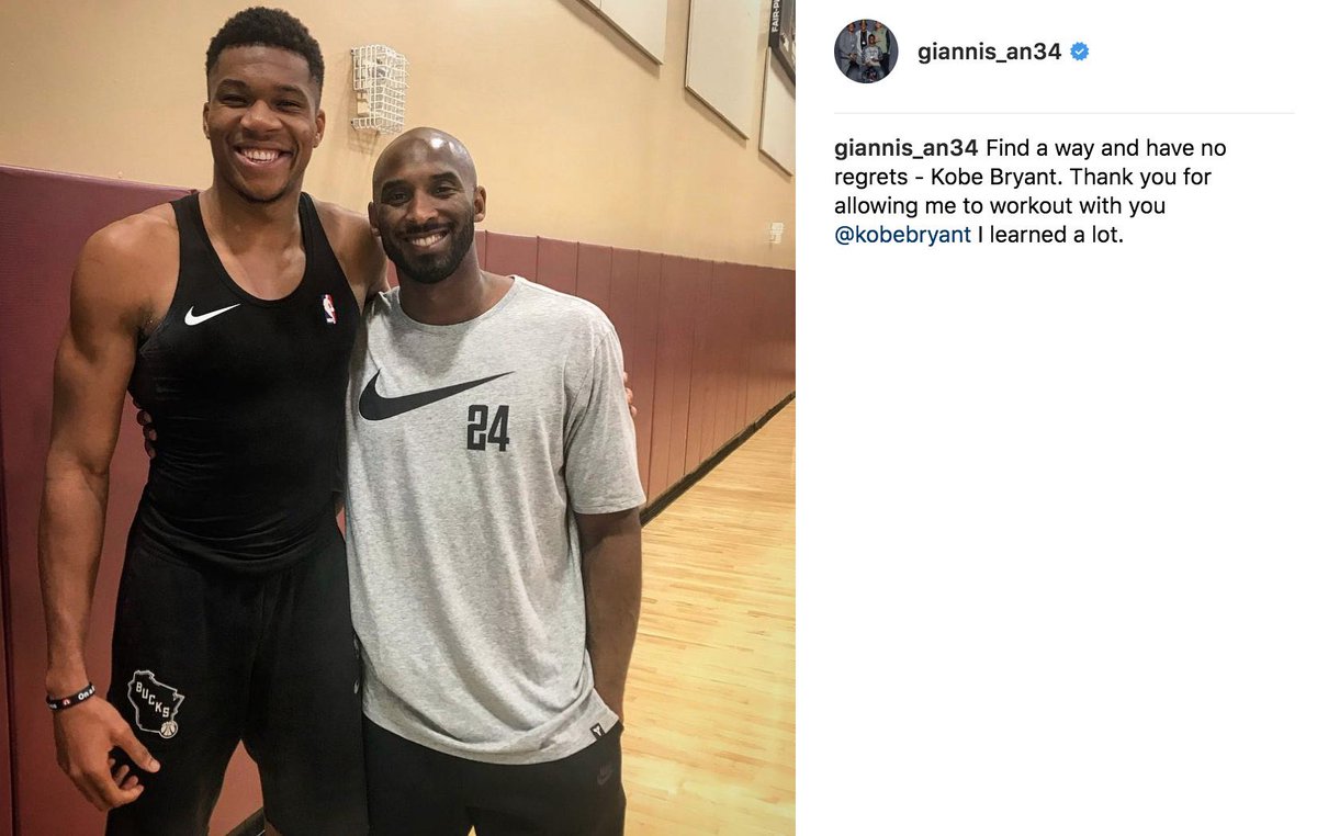 NBA_Skits's tweet photo. Giannis Antetokounmpo with Kobe Bryant 👀 https://t.co/OyXmHXCUnN