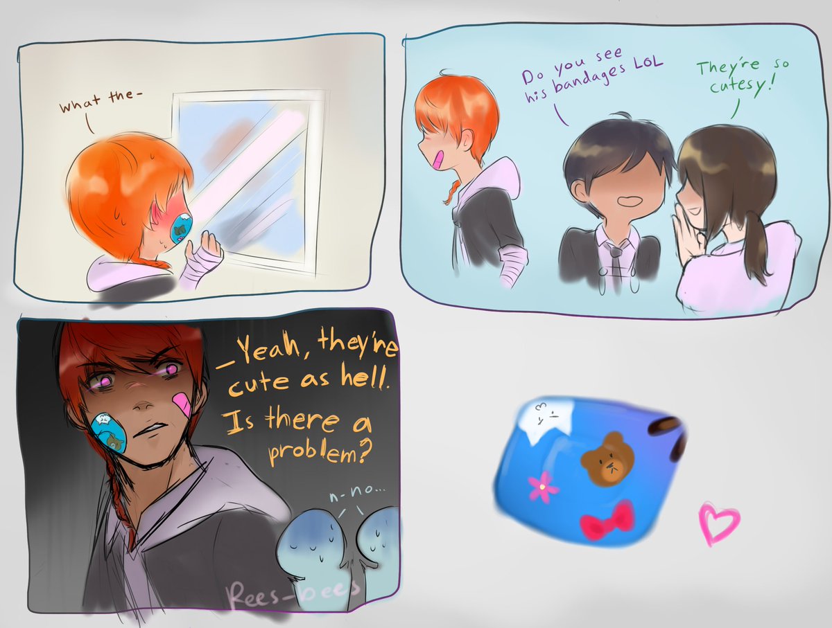 rees_bees's tweet photo. Me @ myself: u ever gonna draw something other than self indulgent dating sim doodles?
Me: lol d'you say somethn https://t.co/Z8M1RFXreL