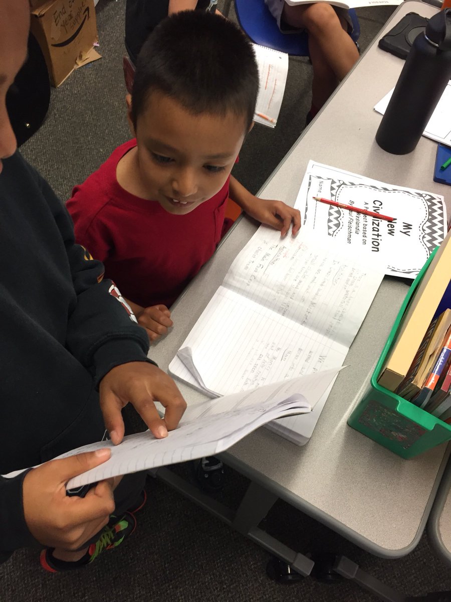 DZscholars's tweet photo. Amazing focus, respect, and feedback during peer-revising and editing today. Our civilization writing is ready for publication! #petk12 https://t.co/D4nvqE1ZK2