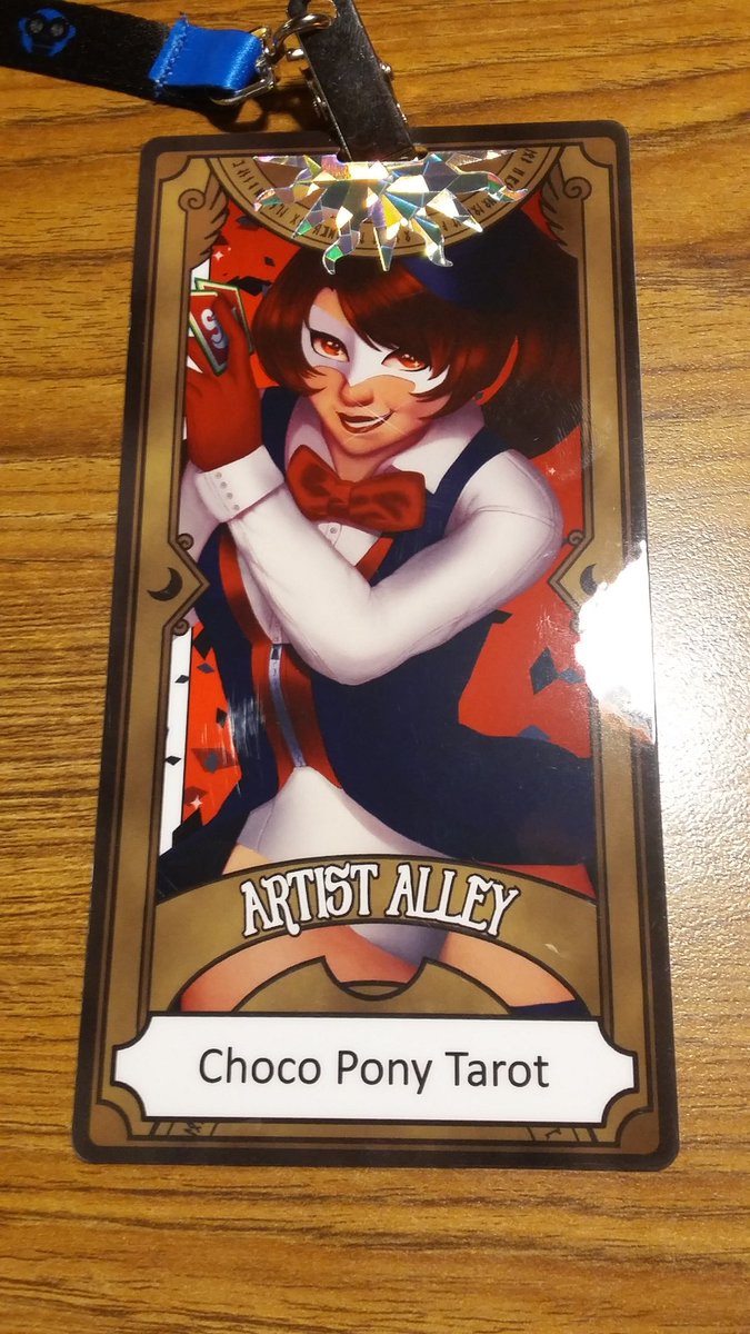 .<a href="/SanJapan/">San Japan 16 - 8/29 - 8/31/25 - Labor Day Weekend</a> has the perfect badge for a tarot artist like myself