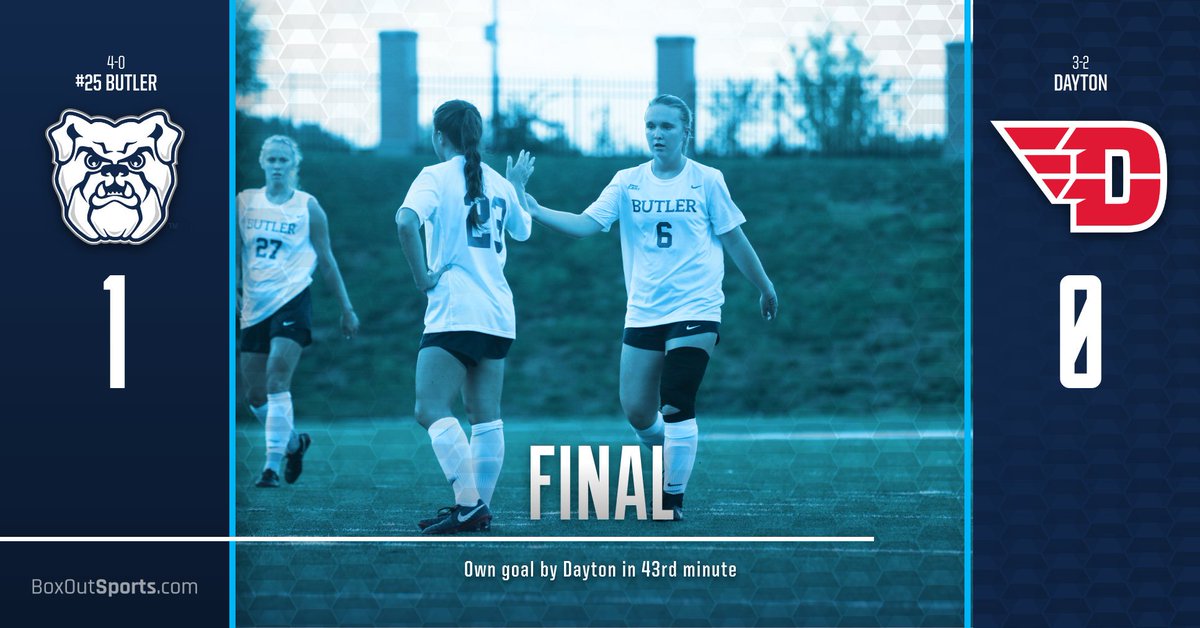 ButleruWSoccer's tweet photo. Dawgs with the W!

Butler remains undefeated on the season. The Bulldogs are back in action on Sunday in Kansas, taking on the Jayhawks at 8PM. #GoDawgs https://t.co/YOwgzEr9w2