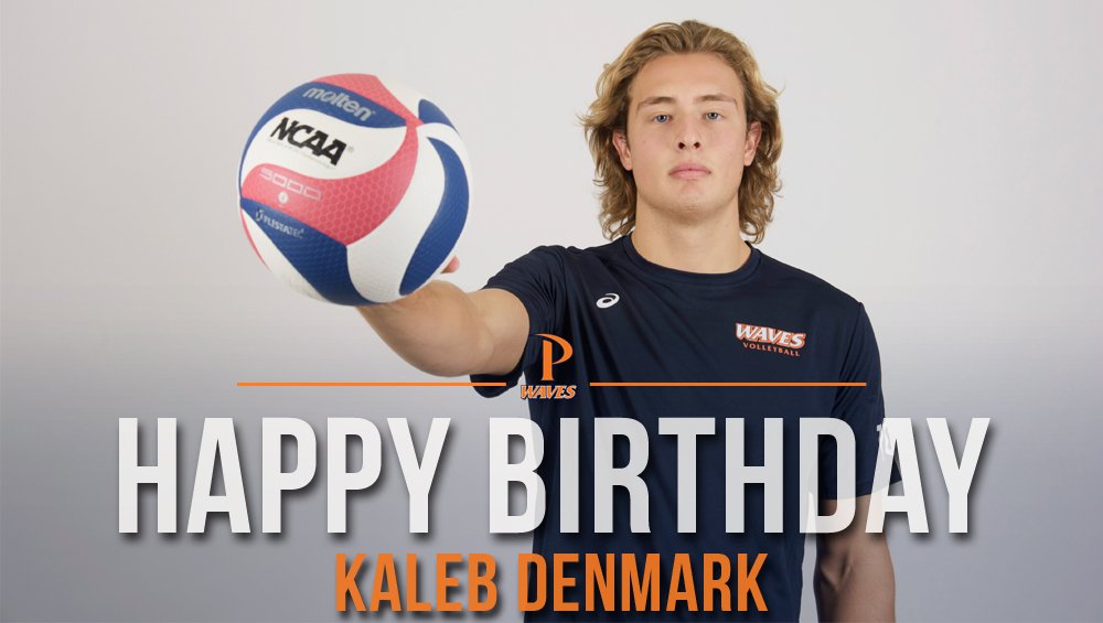 PepperdineMVB_'s tweet photo. #HappyBirthday to this guy, @kalebdenmark! #WavesUp https://t.co/dOySJnfZTs