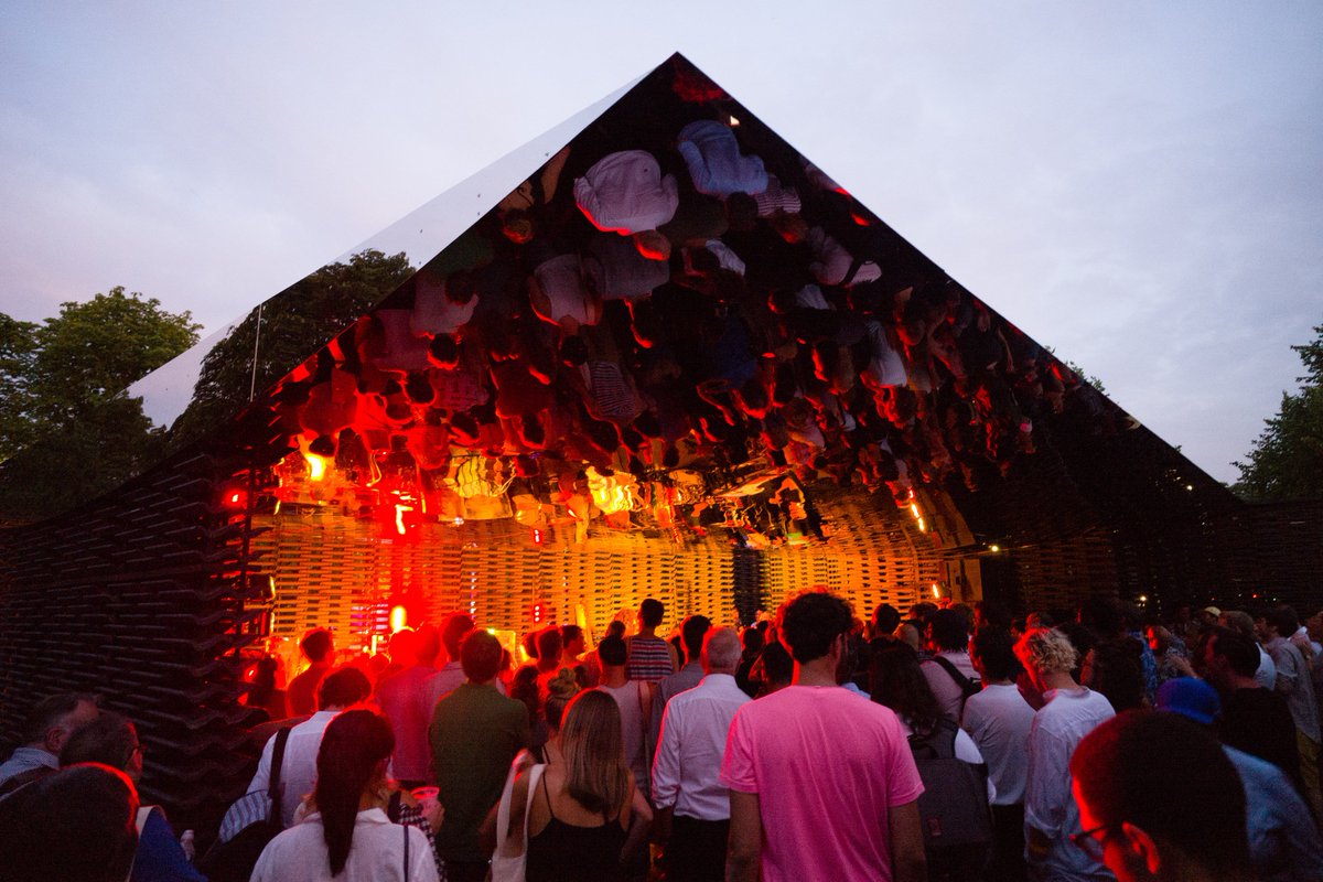 Such an honor to play inside the pavillion designed by <a href="/fridaescobedo/">Frida Escobedo</a> <a href="/SerpentineUK/">Serpentine</a>! #TBT