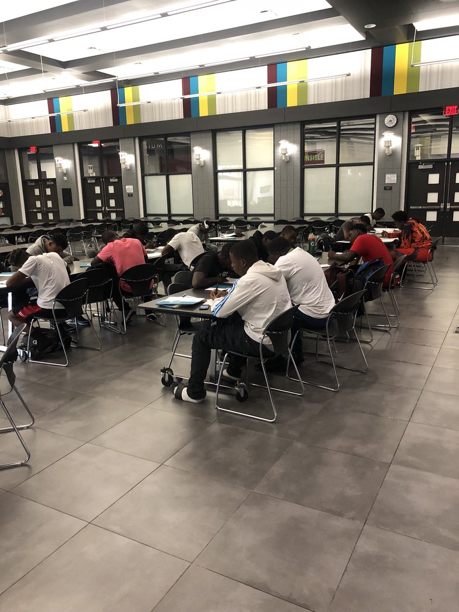 CoachShaqWash's tweet photo. Bigger Than Football!! Gameday tomorrow, but Study 📖 Tables are today.. Coach @mike_hollins aka the 🐐 aka my BROTHER! ✊🏽@MHMustangsFB https://t.co/NH0iaz958K
