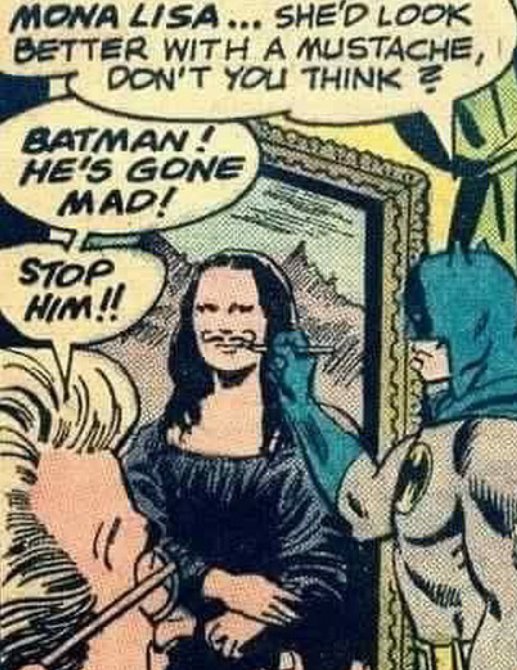 Arriba 86+ imagen batman mona lisa Abzlocal.mx