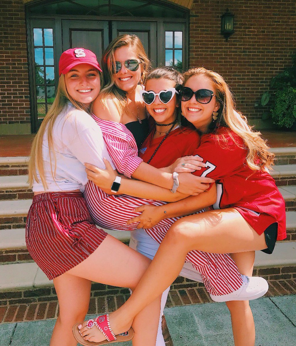NCStatePA's tweet photo. On a scale of 1 to NC State winning a national tournament, how excited are you for recruitment T O M O R R O W? #SheIsPowerful #SheIsPanhellenic https://t.co/0jsIbRy8Mu