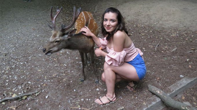 I'm quite fawn'd of you, my deer! 😅 Live now @ https://t.co/4R4AGyLV42  @LiveJasmin @PPPointersSS @Hawker881_Promo<a href="/tag/mondaymotivation"class="tags"><span>#mondaymotivation</span></a>