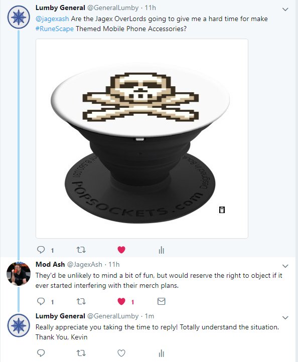 GeneralLumby's tweet photo. Thanks Mod Ash!
Sounds Like Good News to Me.
@OldSchoolRS @boaty @Faux_Freedom @shaperka @Gunschilli @ianspam @Number1Bosss @Torvesta @milkopia @ditterbitter @framedrs @sparcmaclived #osrs #runescape #2007rs #2007runescape #rs3 #2007scape #rsmobile #runescapemobile #twitch https://t.co/DpnnWAIusi
