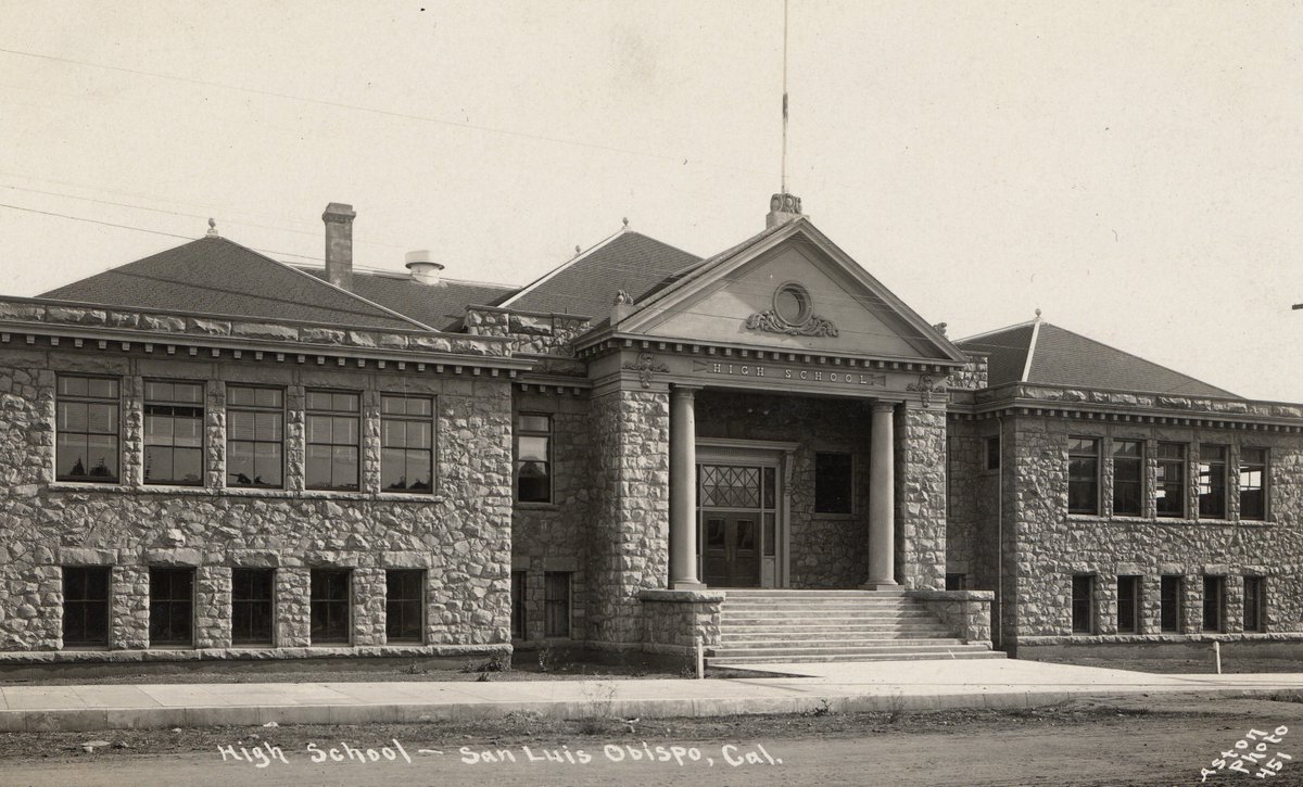#ThrowbackThursday to when San Luis Obispo High School was located on Marsh Street. #BacktoSchool