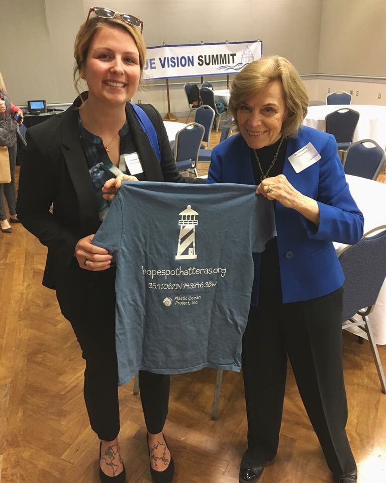 Happy birthday to <a href="/SylviaEarle/">Sylvia A. Earle</a>!! Thank you for being such an inspiration and ocean #shero. <a href="/MissionBlue/">Mission Blue</a> #HopeSpots allow people to protect the planet’s blue heart. I’m honored to have been a part of that movement and am proud to announce #HopeSpotHatteras is almost 2 years old!💧