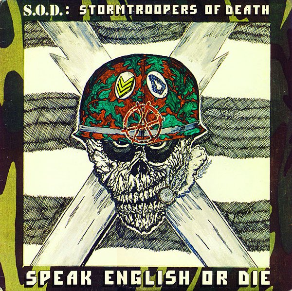 ThisDayInMETAL's tweet photo. Aug 30th 1985 #StormtroopersOfDeath released their debut album โSpeak English Or Dieโ #FreddyKrueger #DoucheCrew #UnitedForces #KillYourself #ThrashMetal
Did you know..
The album is considered one of the greatest and most influential crossover thrash albums of all time. https://t.co/Ky6UXcFPkT