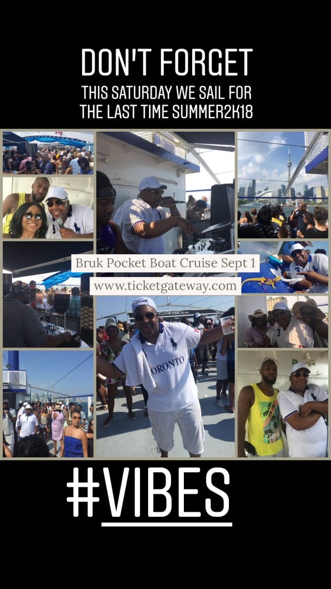 ticketgateway.com
BRUK POCKET BOAT 
Saturday Sept 1st
Last time set sail for the summer 🔥