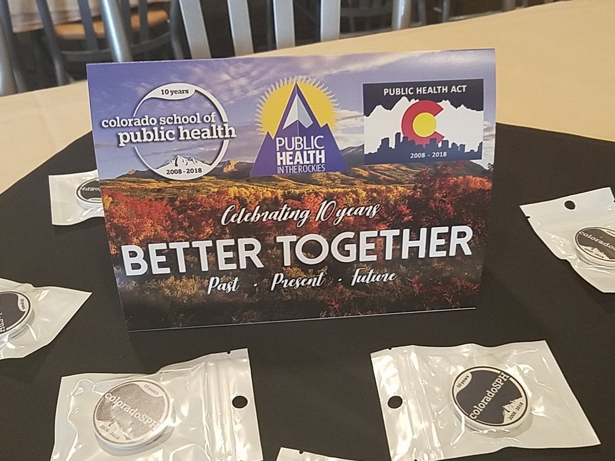 BenWeihrauch's tweet photo. Ready for #PHiR2018 posters, awards, and celebrating @ColoradoSPH and #publichealthact 10 year anniversary! So much accomplished together! #ColoradoSPH https://t.co/9kOwqGwIHV