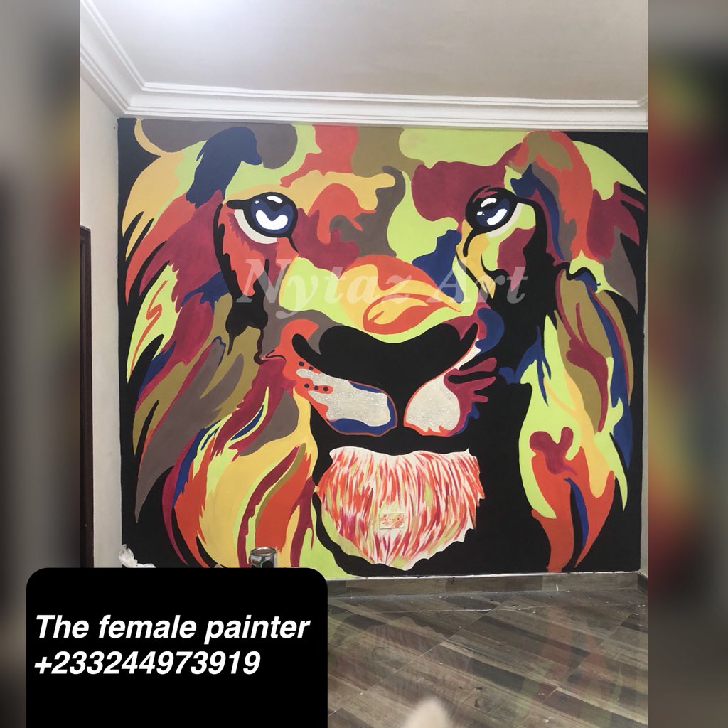 The final work ! Spot the difference.. #thefemalepainter Thank you all for the love 🙏🏾🙏🏾... Retweet please 🙏🏾💕