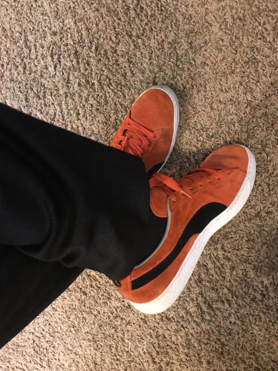 Properly “Oranged Up” for tonight’s game!  #GoPokes