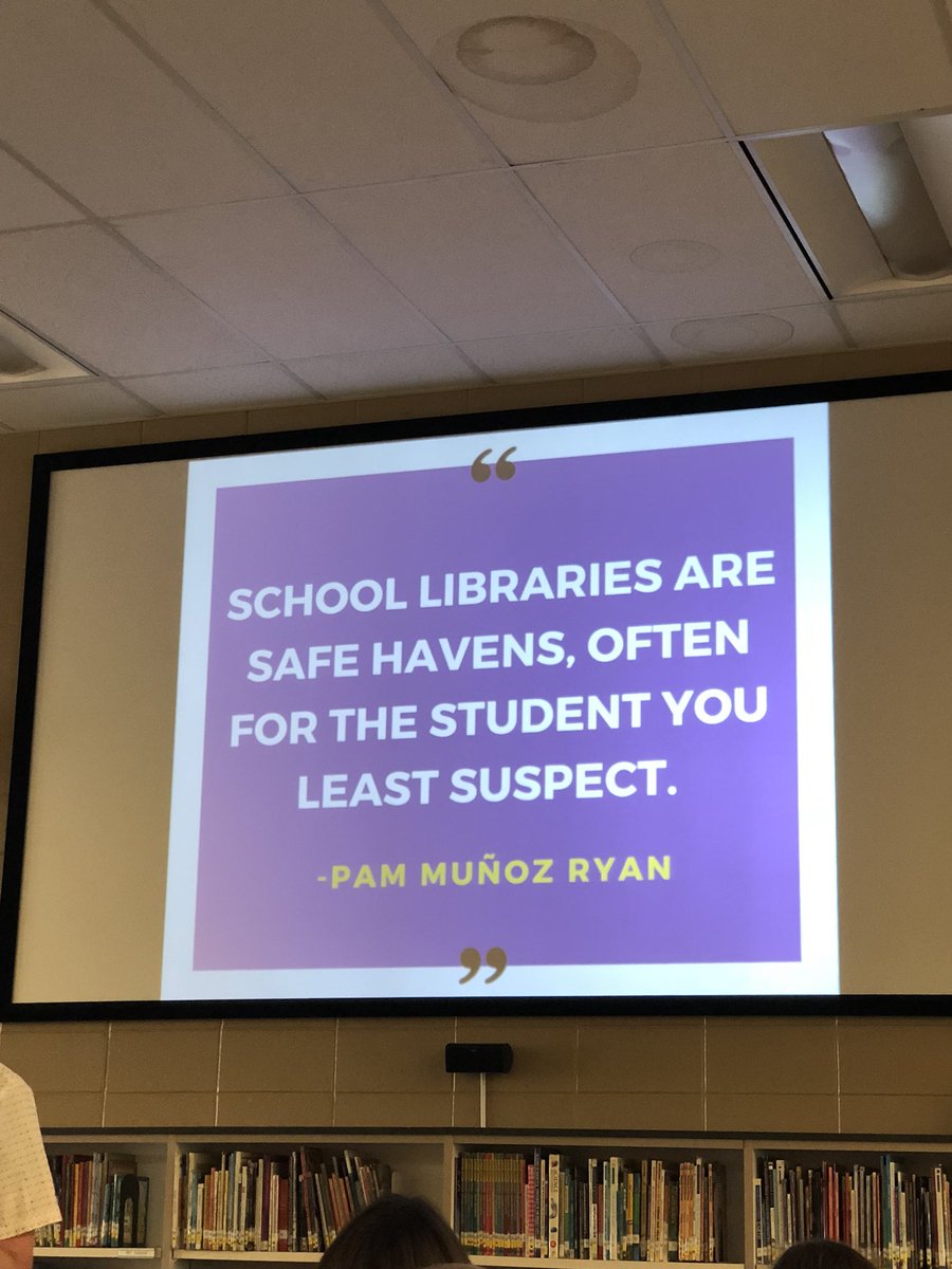 MrsHowardReads's tweet photo. Thank you @MrSchuReads for another awesome presentation! #tattooinghearts #librariesareimportant #inspiring https://t.co/LEhJBoLFS4