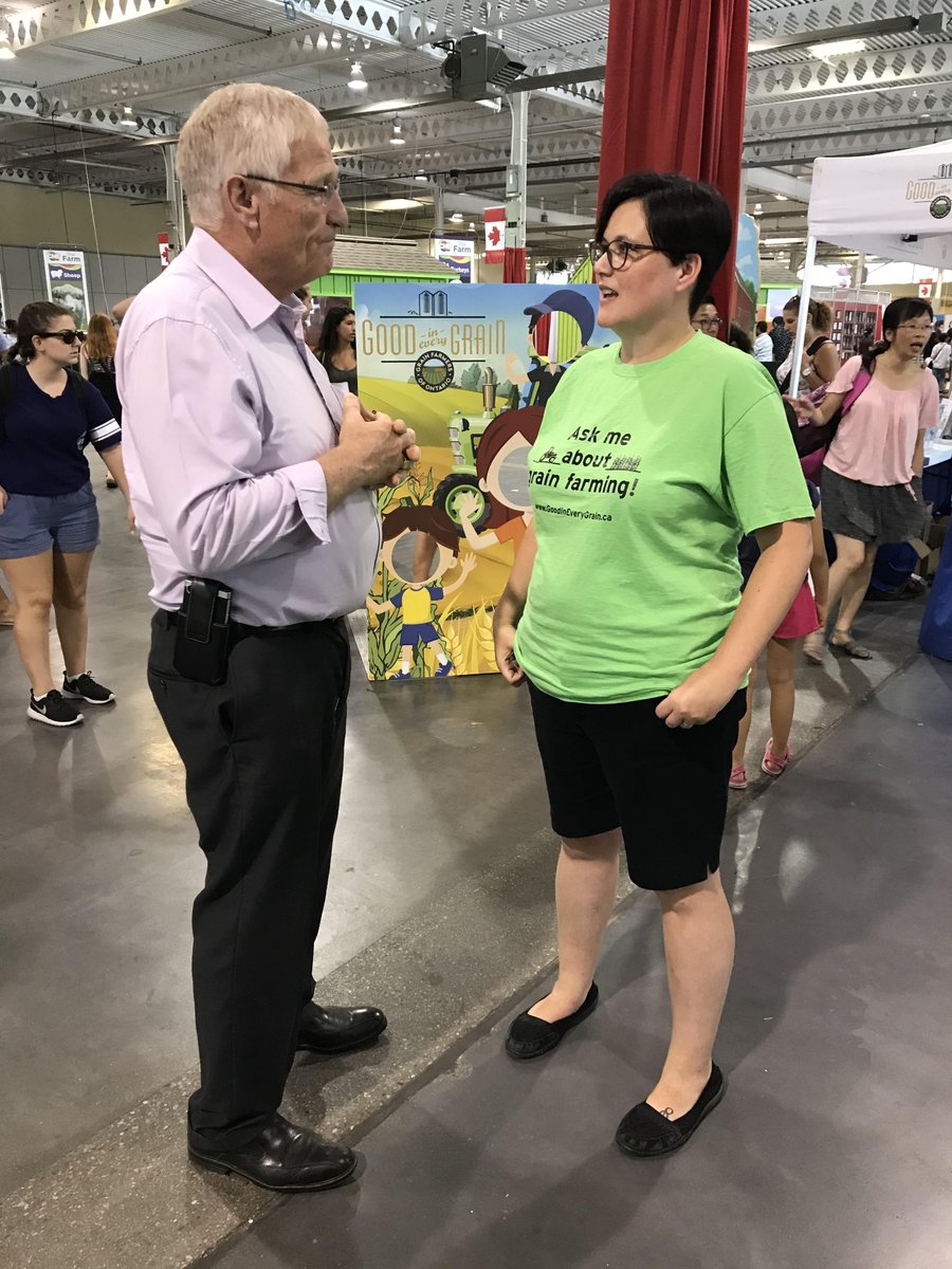 I visited “The Farm” – an education area at the CNE where visitors get exposure to farm animals and other agricultural products like maple syrup, honey and much more.

Congrats to #OntAg’s agriculture groups for their efforts to share information about food and farming.