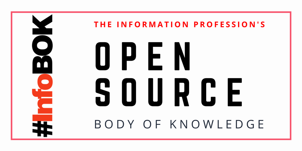 informationbok's tweet photo. The Information Profession's #OpenSource Body of Knowledge. #InfoBOK https://t.co/tlG2csZ405