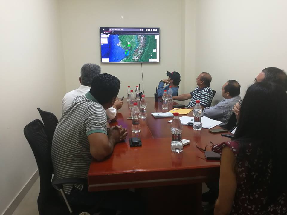 ASOCAM2's tweet photo. Grata visita de la Dra. Bonny Bayot Coordinadora Científica CENAIM-ESPOL, siendo su misión el mejoramiento y desarrollo sustentable de la acuicultura . Ing. Álvaro Torres Coordinador del Centro de Investigación, Desarrollo e Innovación de Sistemas Computacionales.(CIDIS)@espol https://t.co/Dy5FLnNS18