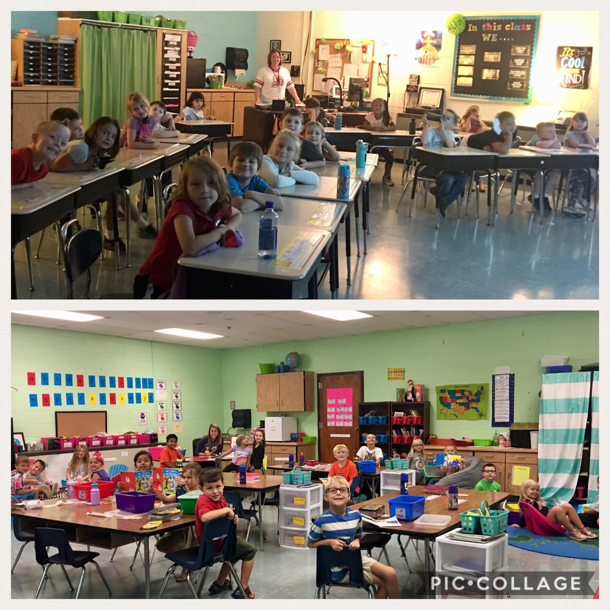 sheryl_sensing's tweet photo. #LatePost 
#OneofManyPostToCome 
Congrats @sbes_bobcats on being named a Level 5 School!!! 🙌🏻🐾🎉  When people ask, “What does Level 5 mean?”...Immediately, it’s these SWEET faces and AMAZING teachers I see! 
#FirstGradeTeachers
#LastYearsKinders https://t.co/qs0cNfDzbD