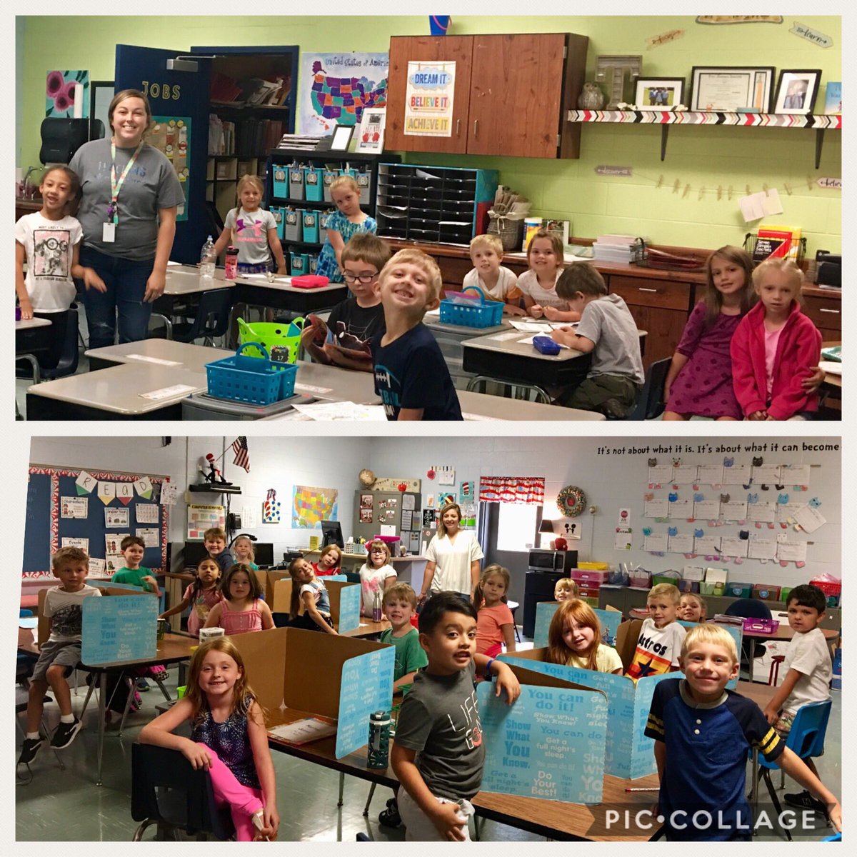 sheryl_sensing's tweet photo. #LatePost 
#OneofManyPostToCome 
Congrats @sbes_bobcats on being named a Level 5 School!!! 🙌🏻🐾🎉  When people ask, “What does Level 5 mean?”...Immediately, it’s these SWEET faces and AMAZING teachers I see! 
#FirstGradeTeachers
#LastYearsKinders https://t.co/qs0cNfDzbD