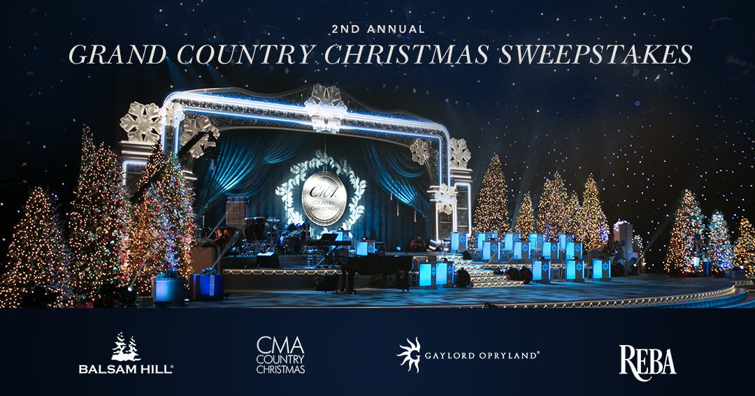 CMA Country Music on Twitter "Enter the 2nd Country Grand Christmas