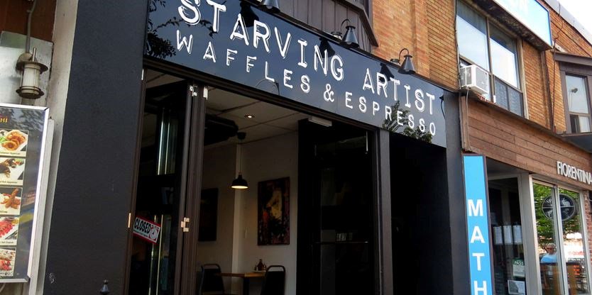 Eat some waffles and buy some art at this new restaurant.
<a href="/starving4waffle/">Starving Artist</a> 
toronto.com/news-story/877…