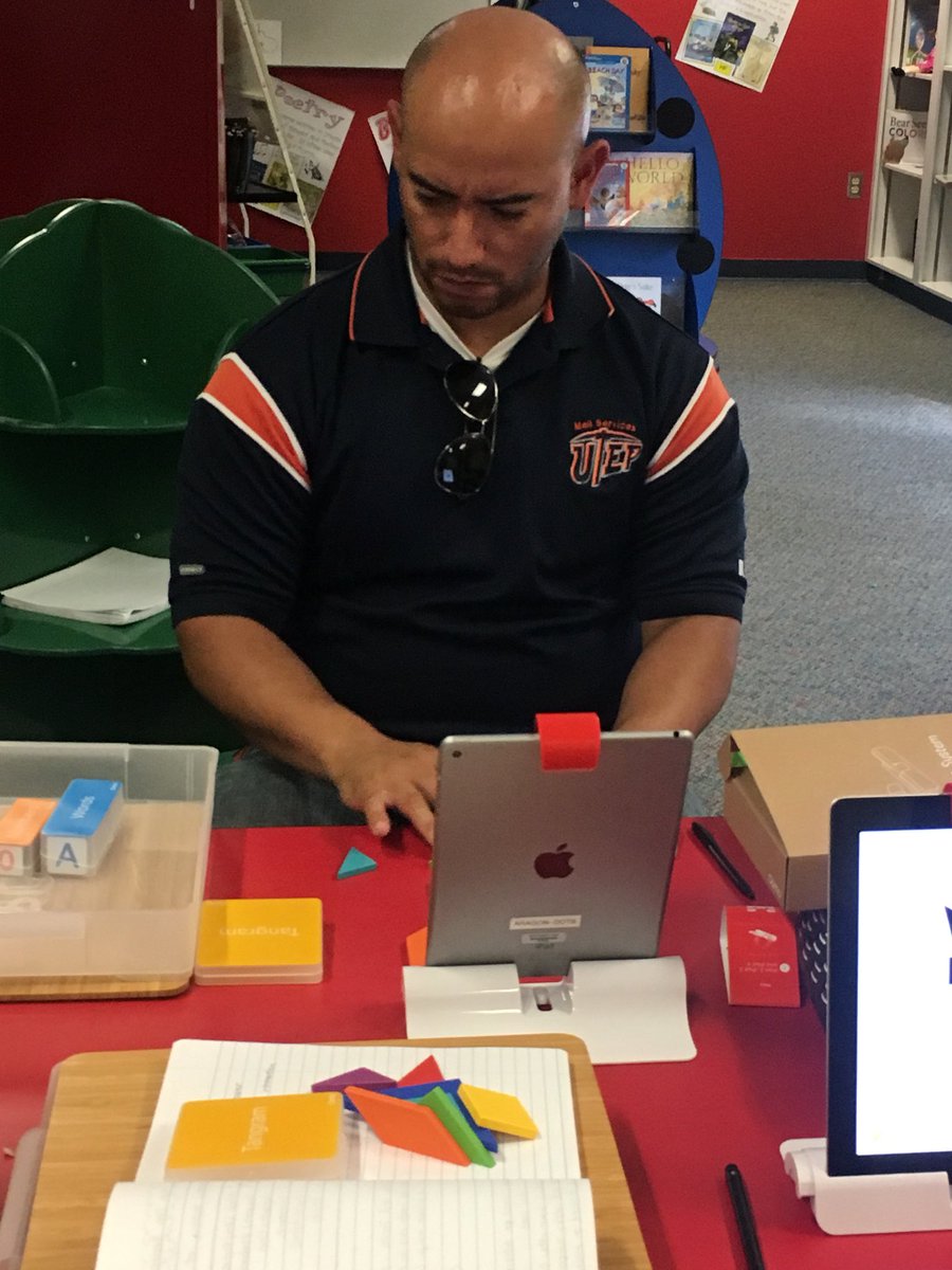 BArsola_PDNS's tweet photo. Antwine teachers having fun with some “hands on learning” with @PlayOsmo provided by #SpeedGrant Nidia Ramirez & @LVidales_HAES. @HAntwine_ES @EAragon_TECH #UNSTOPPABLE https://t.co/UIA8IxojLn