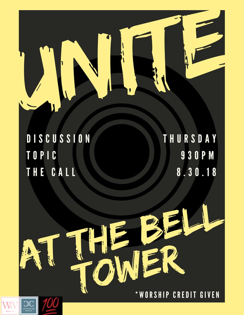 captivech's tweet photo. Come play some games and learn some things along the way, as we worship together. *FOR EVERYONE* So invite your friend or your boo and join us by the bell tower! Can't wait to see you there! https://t.co/B7TecP5lks