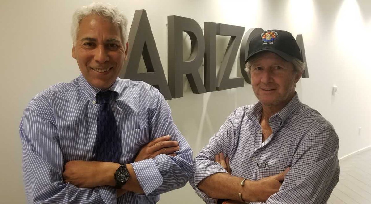 #ThankfulThursday we are grateful for <a href="/stevebrain1/">Steve Brain</a>  who helped to relaunch the state film office!! Yes, he is sporting our awesome #FilmInAZ hat. Thank you again, Steve!   #AZFilmFamily #GoFilmAZ