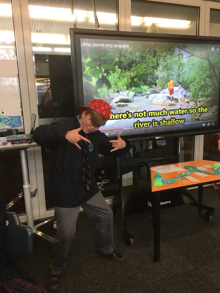 fontebe's tweet photo. The river rap. Getting down in the flow of the river @ConnecTED_MDCC #inquiry #geography @Zigmon33 https://t.co/kgIXy1jMio