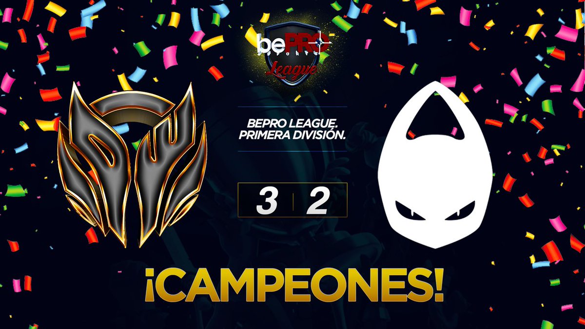 kok_chile's tweet photo. No coronamos 🎊CAMPEONES🎉 de la @bePro_League Gracias a todo el Cuerpo Técnico y Jugadores por este grandioso logro,Agradecer a la comunidad chilena y a nuesta Familia de Clanes
🆚 @x6tence_
También felicitar a Nuestro Rival por el Partido
A Seguir ganando mas Títulos 
#ggwp https://t.co/jDMFXThcgs