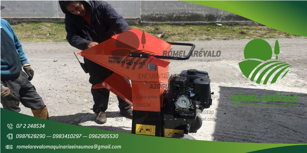 RomelInsumos's tweet photo. CHIPEADORA ECHO - BEAR CAT SC-3420
La chipeadora/trituradora más potente de ECHO – BEAR CAT 100% AMERICANA 100% ORIGINAL, GARANTIZADO; creando un compost valioso para su propiedad.
Realizamos entregas técnicas y personalizadas a NIVEL NACIONAL.
¡Gustosos de poder servirles! https://t.co/cQ6QZgw79U