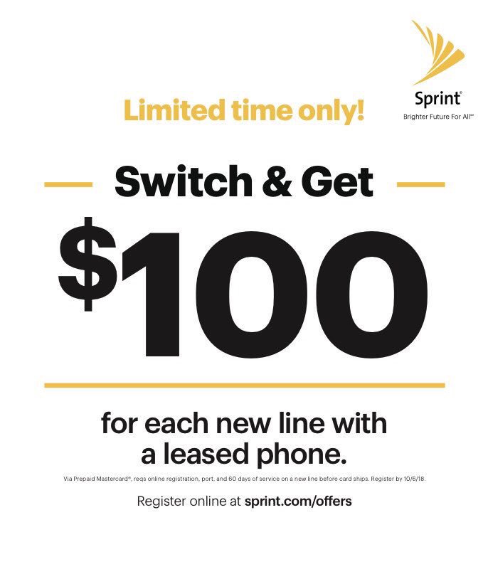 #TheWorldWouldBeBetterIf you had a $1000? Get $100 per line when you bring in your old number to sprint! Who couldn’t use $1,000🤑🤑 

#lasvegas #TheWorldWouldBeBetterIf #sprint