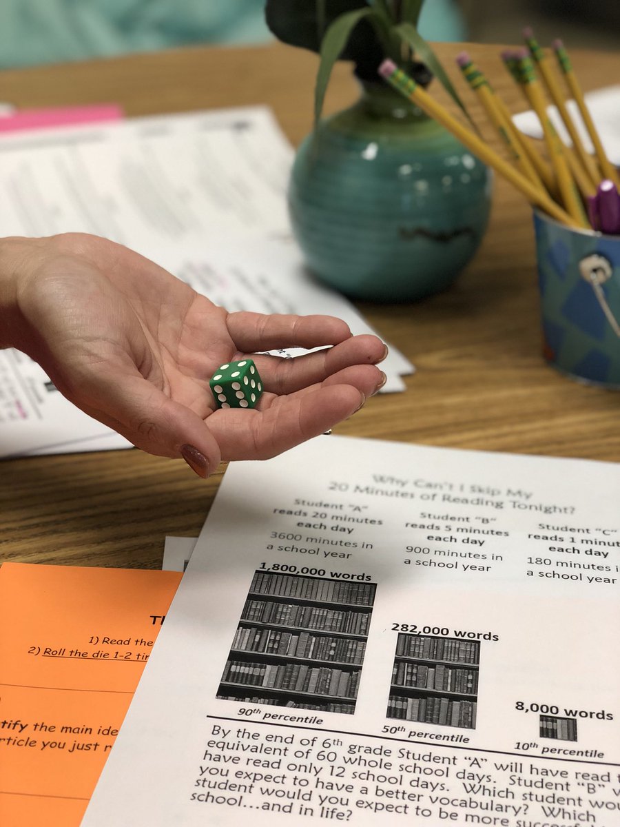 lfarrar09's tweet photo. Rolling the dice in 4th grade ELA https://t.co/VidqXM2HDx
