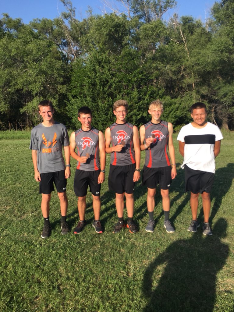 2nd place team at Tescott! Congratulations! #IHSXC