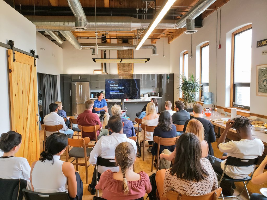 athlon_global's tweet photo. A great workshop on Design + AI.  @stevengels from @UofT &amp; @TEDx led the convo on AI, imitation vs imagination, and design patterns.  #AI #design #toronto #CreativeThinking https://t.co/WUY9UWpwtS
