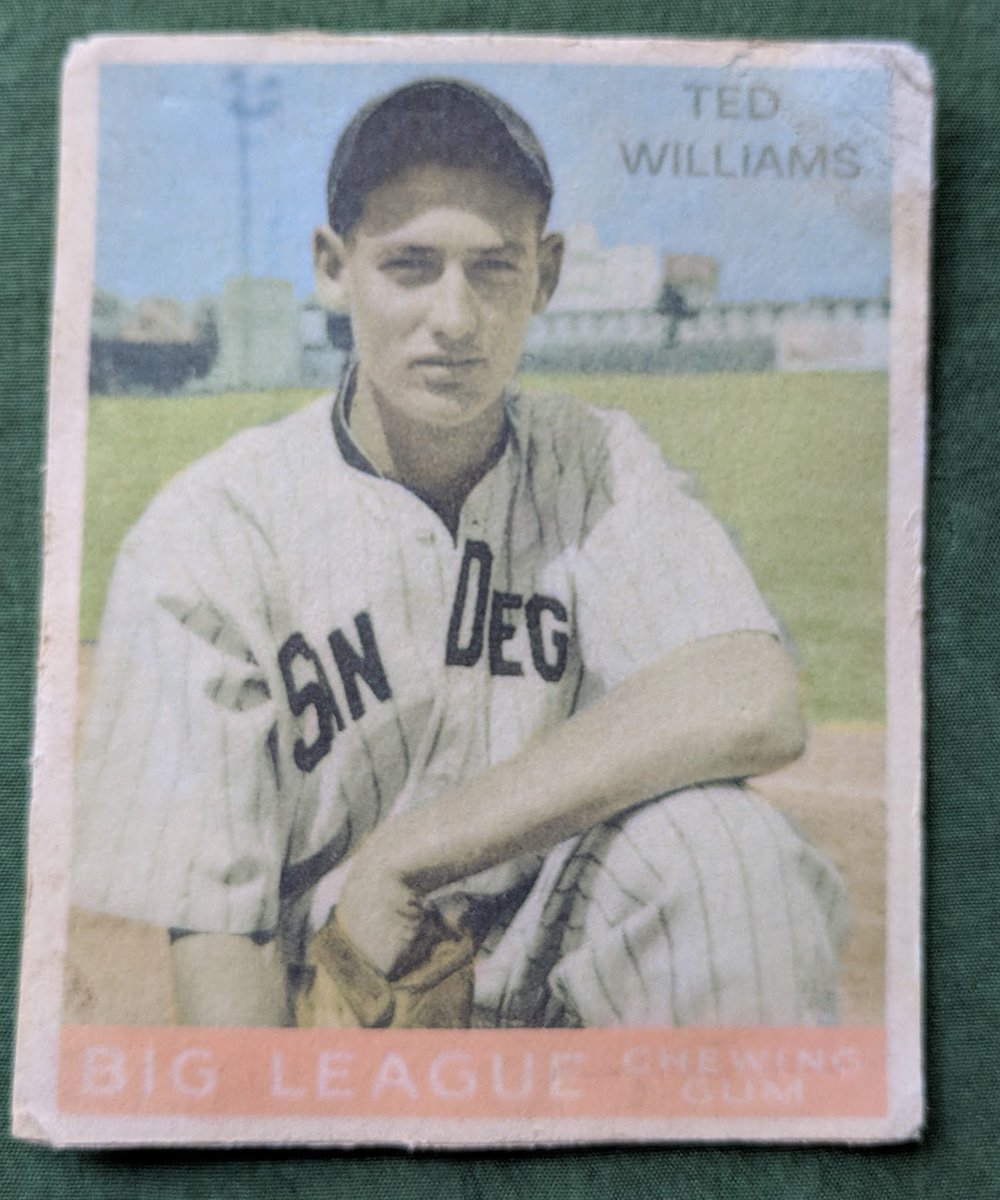 PadresBreakdown's tweet photo. Happy 100th to PCL Padres legend Ted Williams! https://t.co/dX9ZtpxPK2
