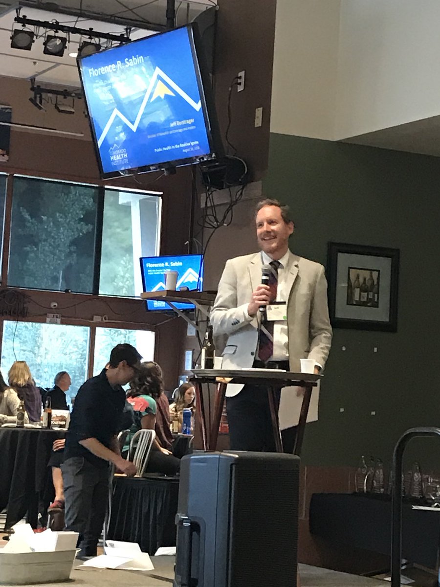 Rebecca_Raps's tweet image. Why does @CHI_Bontrager have a crush on public health dynamo Florence Sabin? He told us why in just seven minutes during a funny and dynamic Ignite presentation at @PHIR_Conference #phir2018