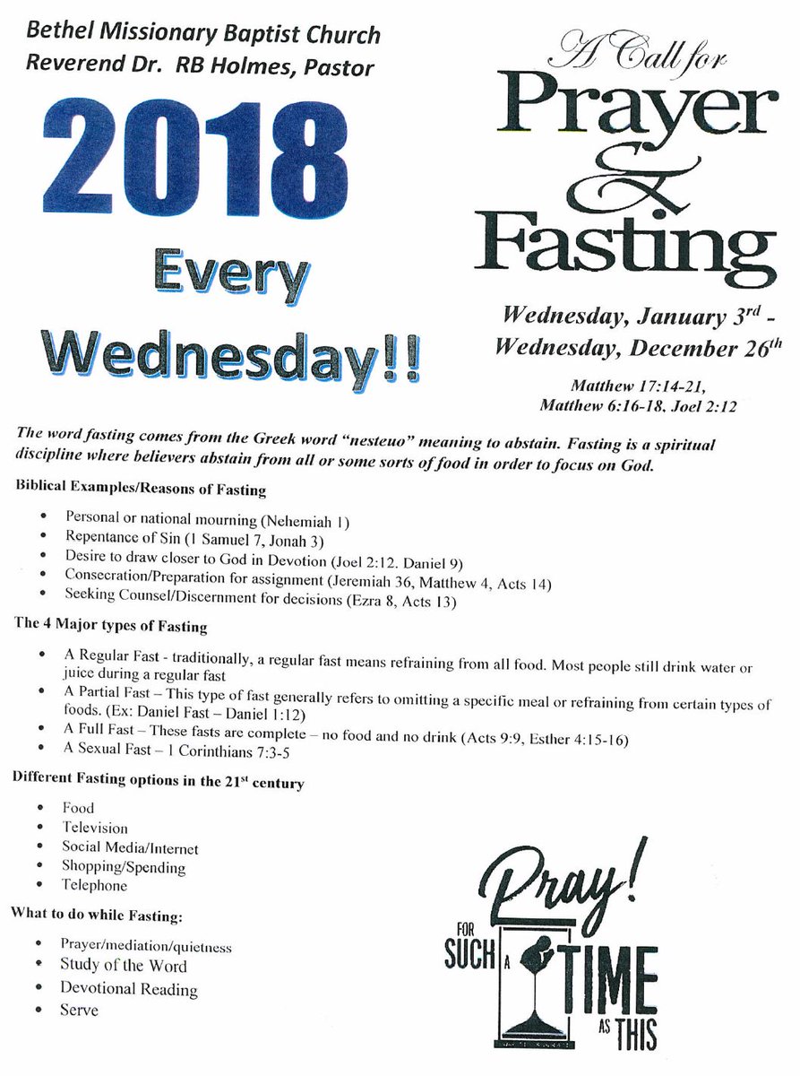 BethelTallyOrg's tweet photo. Want Change? According to the Word of God, somethings come by Fasting and Prayer.  Matthew 17:21 says,
21But this kind does not come out except by prayer and fasting.” https://t.co/j0dFgbnC3n