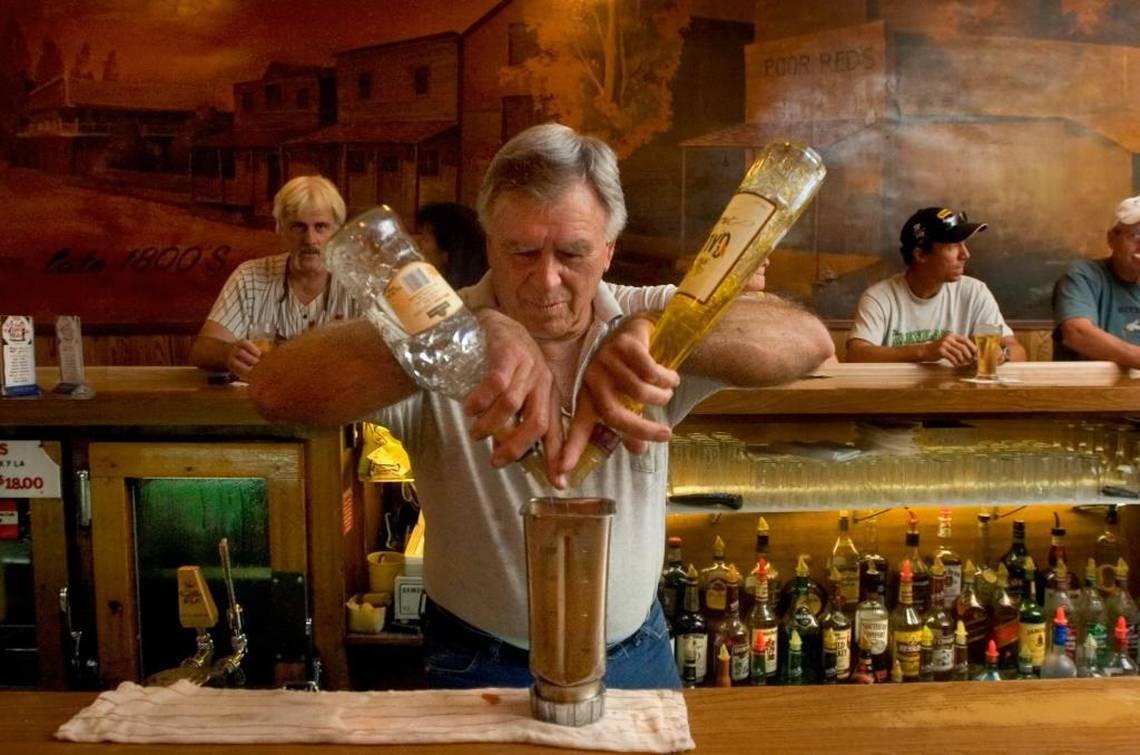 PoorReds's tweet image. We were sad to learn that "Old School" Bartender Hank Falconer passed away this morning. Hank worked at Red's as a bartender for fourteen years. He was quite a character. His guidance, positive outlook, and unique sense of humor will be sorely missed. #GoldCadillac #PoorReds