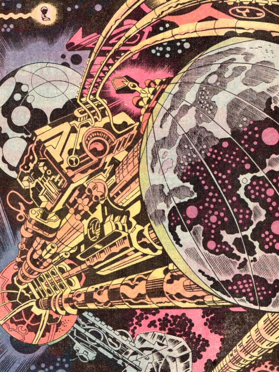 Art by Jack Kirby for 2001 A Space Odyssey issue 7 1977 #jackkirby.