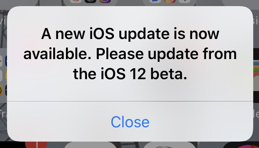 dev_jac's tweet image. On every unlock, BAM! this pop up 😢
And is not just me, right @oliverpfeffer ?
#ios12beta
