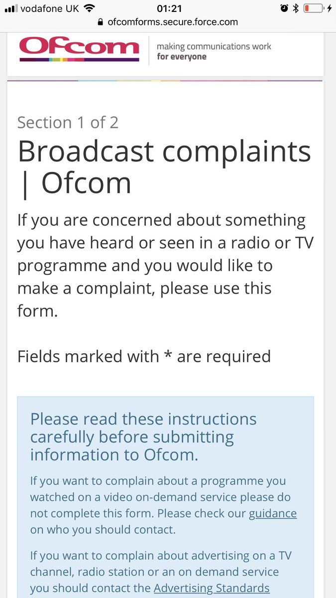 For everyone asking for the OfCom link ofcomforms.secure.force.com/formentry/Site…