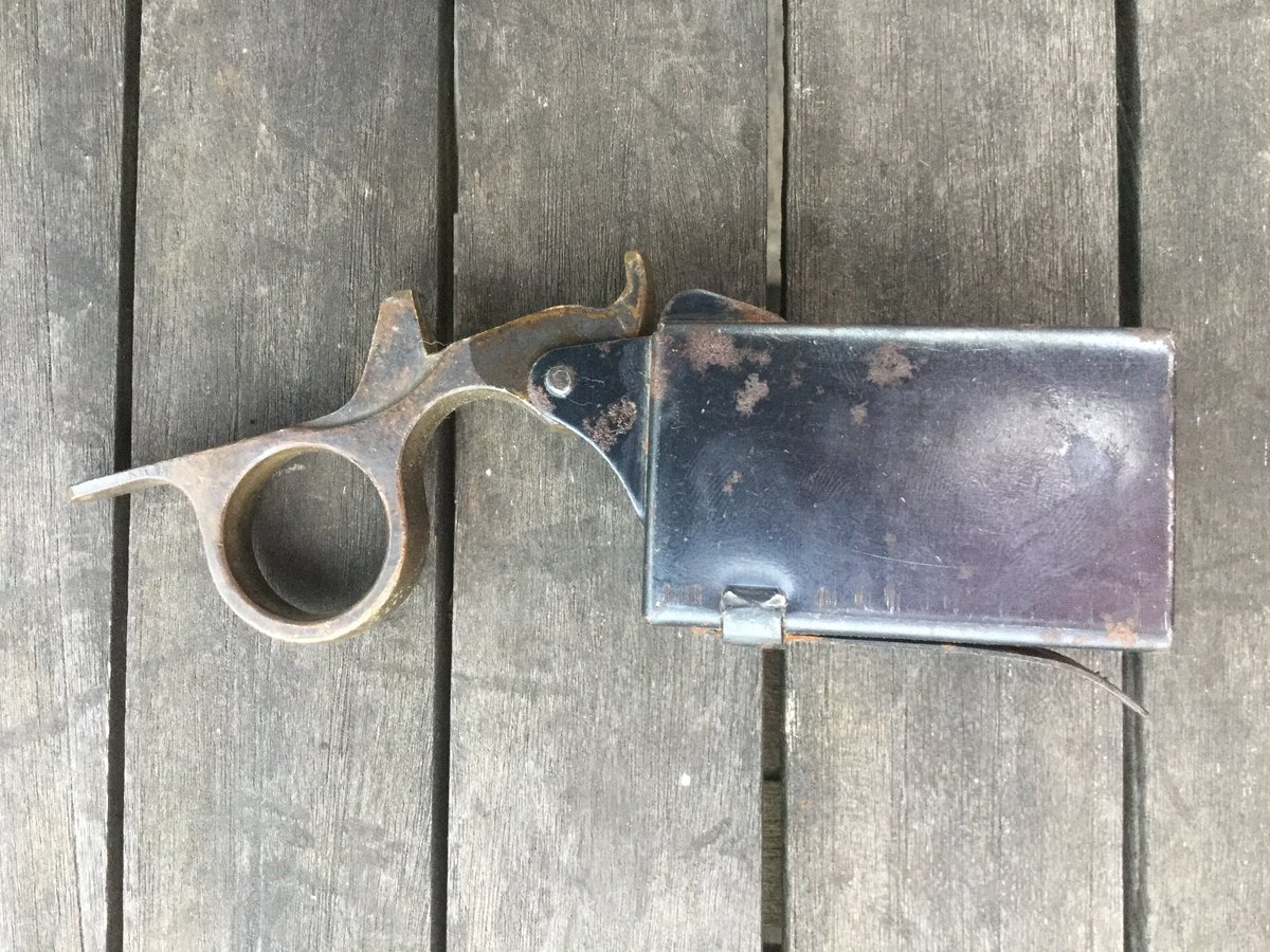 RangeDays's tweet image. A fairly common brocante find over here as large numbers of these Sten speed Reloaders were dropped to the Resistance in with Stens, mags &amp;amp; ammo. This is our most recent one and we normally have a few kicking around.