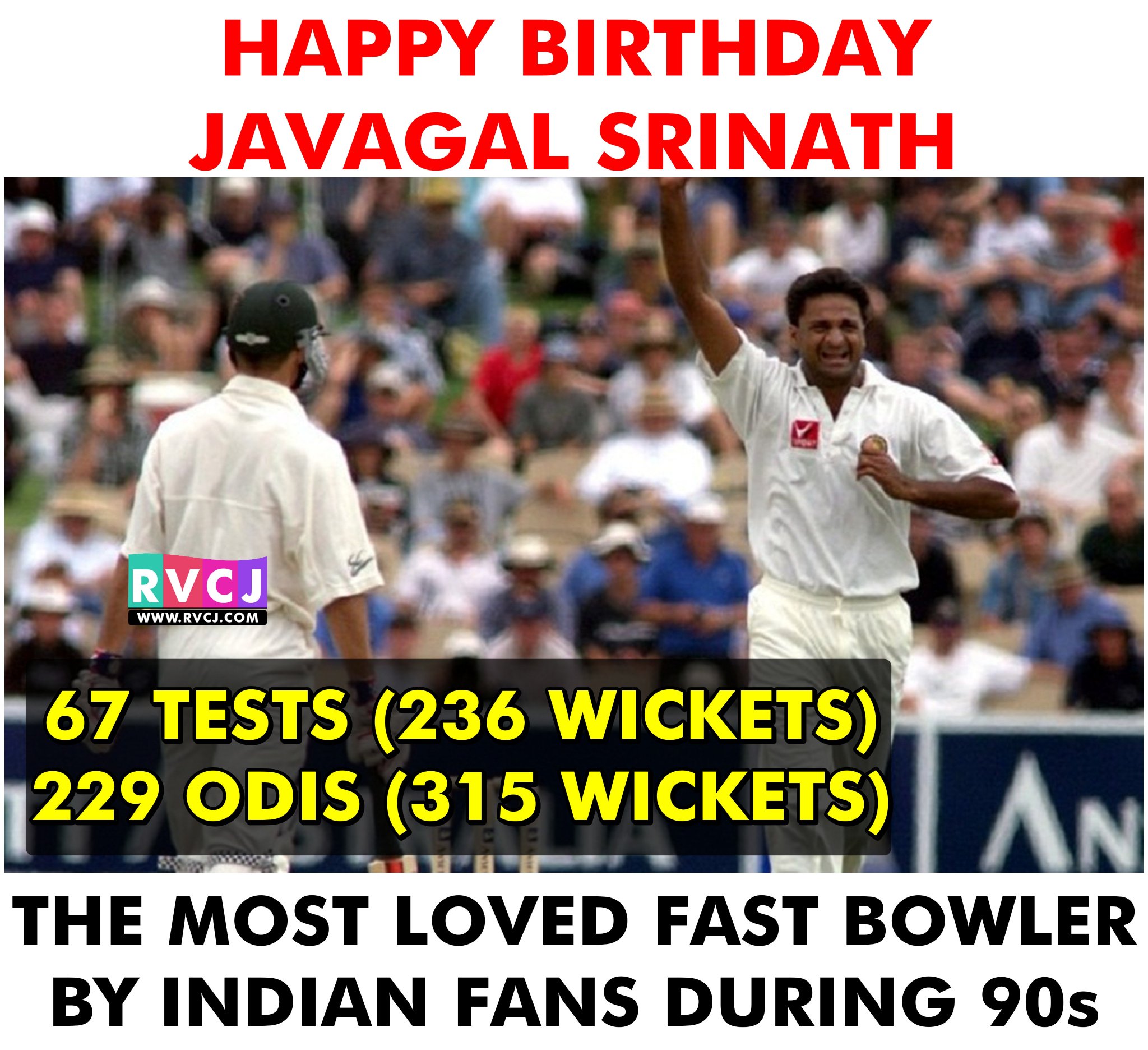 Happy Birthday Javagal Srinath! 
