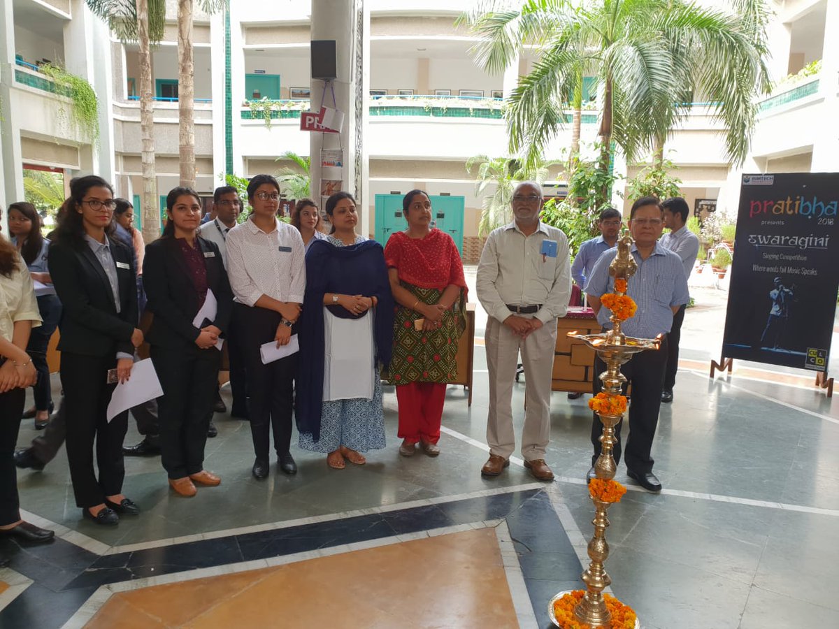 Inauguration of "PRATIBHA 2018" Annual Cultural fest of BIMTECH
<a href="/BIMTECHNoida/">BIMTECH</a> <a href="/AnupamVarma46/">Anupam Varma</a> <a href="/mkpandey67/">Manoj K Pandey</a> <a href="/SaloniSinha29/">Saloni Sinha</a> <a href="/AbhijitK60/">Dr. Abhijit K Chattoraj</a>