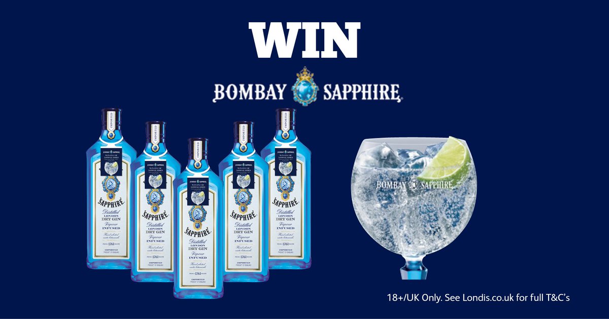 myLondis's tweet photo. Uncover the secrets of @BombaySapphire's world-famous gin with your chance to #WIN a pair of tickets to the historic distillery, Laverstoke Mill in Hampshire. 

Simply RT &amp; Follow @myLondis to enter

18+/ UK Only. Full T&amp;C's: https://t.co/YCRCZANg5N    
Closes: 7th Sept 23:59 https://t.co/BK7q2Dzyvk