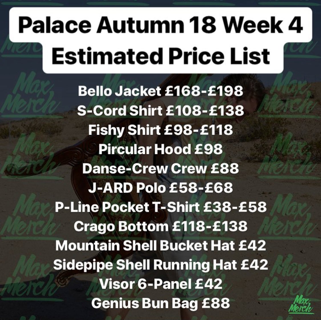 HeatedSneaks's tweet photo. Palace Autumn 18 Week #4 drops tomorrow.
Keywords up on https://t.co/KfHMdvM6tM for #DashBot
#HSShopify keywords going up in Discord shortly.
Join #DashBot: https://t.co/4m7PsIY5fu
Join #HSShopify: https://t.co/lAQZFyXdFg https://t.co/XJFmwI7D7Y