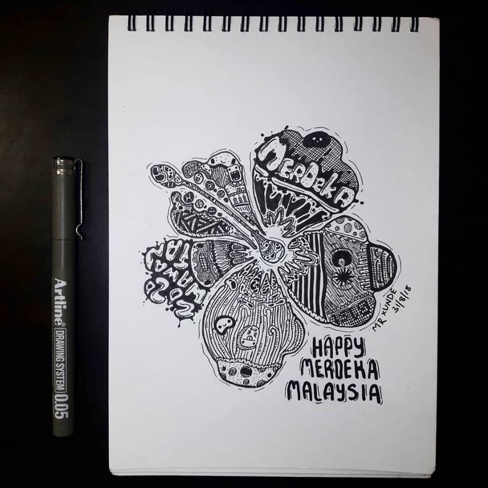 2021 doodle merdeka Google papar